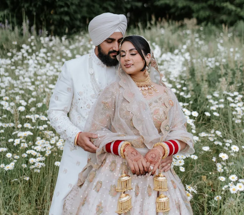 They Met Working Christmas at the Mall. Years Later, They Married on Her Family Farm
